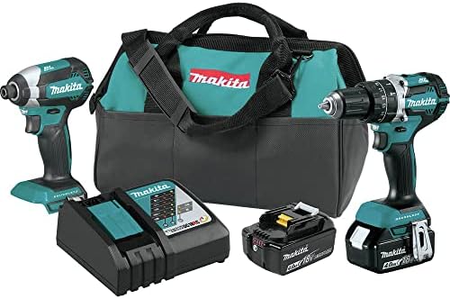 Makita XT269M 18V LXT Lithium Ion Brushless Cordless 2 Pc  Combo Kit  4 0Ah   Blue