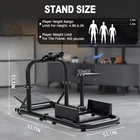 Marada T248PS Racing Simulator Cockpit Stand Fit Logitech G29 G920 Thrustmaster