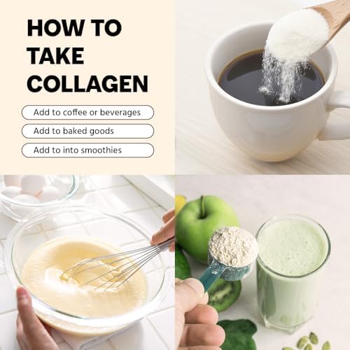 Marine Collagen Peptides   Hydrolyzed Ultra fine Collagen Powder for Women & Men  Hyaluronic Acid  Biotin  Vitamin C  for Skin  Hair  Nails  Joints  Non GMO  Unflavored  Easily Dissolved  16oz