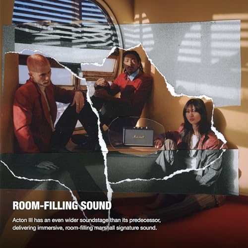 Marshall Acton III Bluetooth Home Speaker  Black