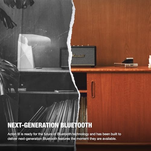 Marshall Acton III Bluetooth Home Speaker  Black