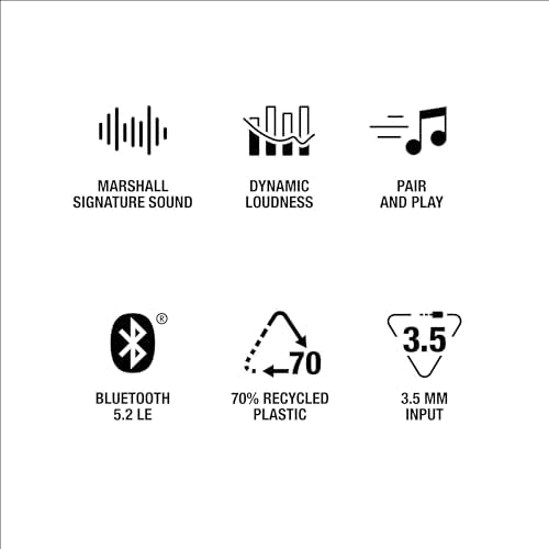 Marshall Acton III Bluetooth Home Speaker  Black