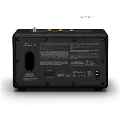 Marshall Acton III Bluetooth Home Speaker  Black