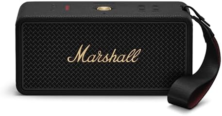 Marshall Middleton II Bluetooth Speaker   Black & Brass