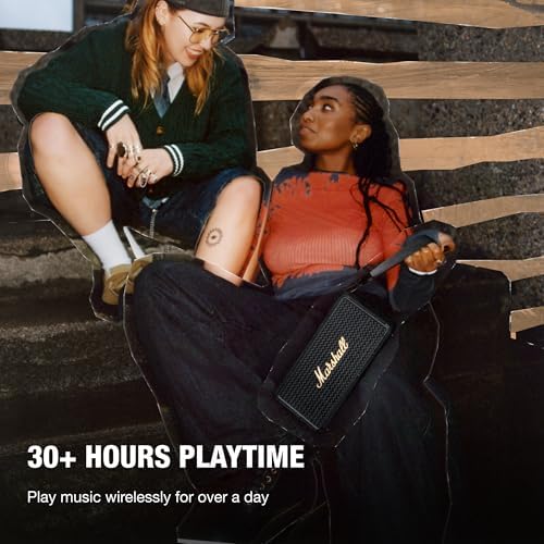 Marshall Middleton II Bluetooth Speaker   Black & Brass