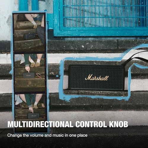 Marshall Middleton II Bluetooth Speaker   Black & Brass