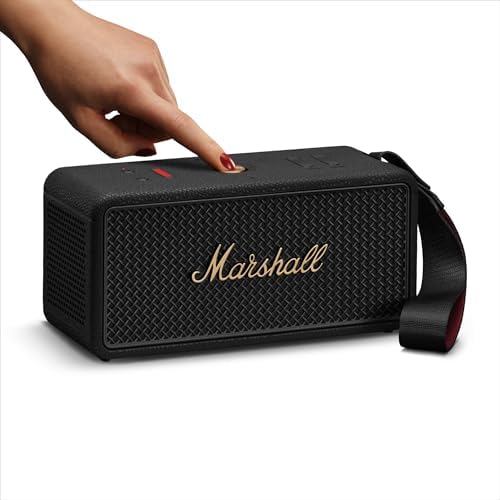 Marshall Middleton II Bluetooth Speaker   Black & Brass
