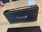 Marshall Stockwell 27W Portable Bluetooth Speaker Black Brass W/ Charger TESTED