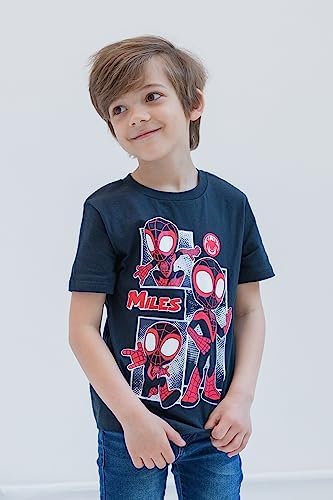 Marvel Boys Short Sleeve T Shirt 4 Pack Toddler to Little Kid