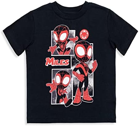 Marvel Boys Short Sleeve T Shirt 4 Pack Toddler to Little Kid