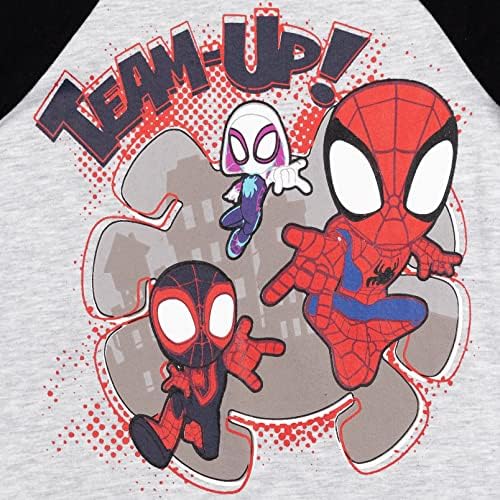 Marvel Boys Short Sleeve T Shirt 4 Pack Toddler to Little Kid