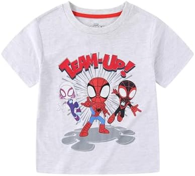 Marvel Spidey & His Amazing Friends Boys 4 Pack T Shirt for Toddler and Big Kids
