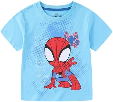 Marvel Spidey & His Amazing Friends Boys 4 Pack T Shirt for Toddler and Big Kids
