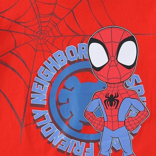 Marvel Spidey & His Amazing Friends Boys 4 Pack T Shirt for Toddler and Big Kids