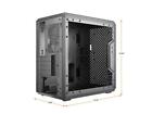 MasterBox Q300L mATX PC Case w/ Magnetic Design Dust Filter Transparent Acrylic