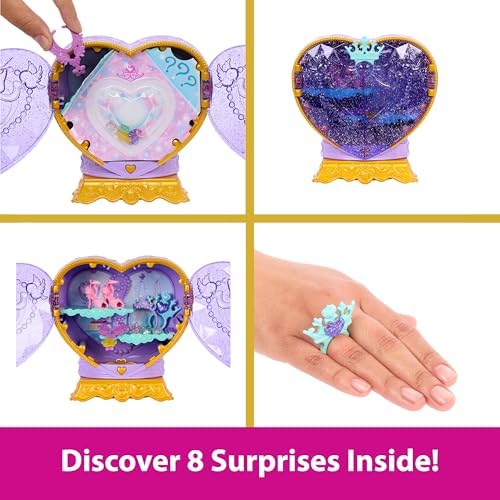Mattel Disney Princess Ariel Fashion Doll & Accessories with 8 Surprises  Including Heart Gem Box  Ring for Child & 9 Play Pieces  Inspired by Movie