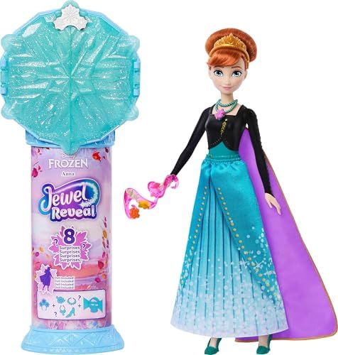 Mattel Disney Princess Ariel Fashion Doll & Accessories with 8 Surprises  Including Heart Gem Box  Ring for Child & 9 Play Pieces  Inspired by Movie