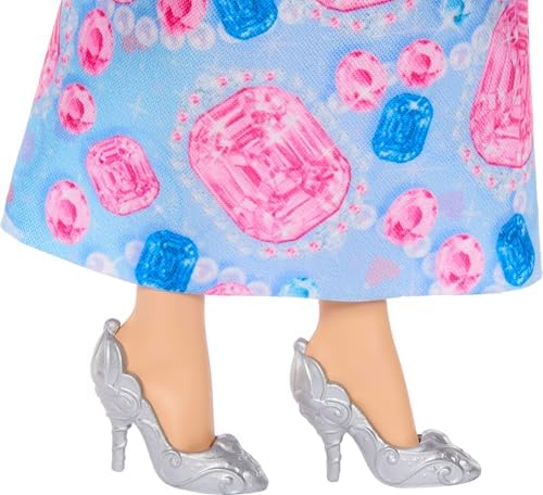 Mattel Disney Princess Cinderella Fashion Doll & Accessories with 8 Surprises  Including Heart Gem Box  Ring for Child & 9 Pieces  Inspired by Movie