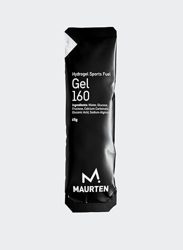 Maurten Gel 160 Energy Gel   12 Pack of 65g   40g Carbohydrates for Extended Endurance Sports   Stomach Friendly Patented Hydrogel Technology for Endurance Athletes   Free of preservatives