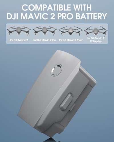 Mavic 2 Pro Battery 2 Pack  3850mAh 15 4V Intelligent Flight Battery for DJI Mavic 2 Pro  Zoom  Enterprise Advanced  31 Minutes Max Flight Time Drone Batteries