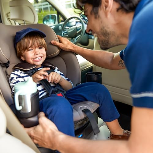 Maxi Cosi Andi 360 Rotating All in One Baby Convertible Car Seat  Rear Facing  Forward Facing Infant Toddler Booster  Easy Rotation  Tension System  Harness Adjust  Truffle