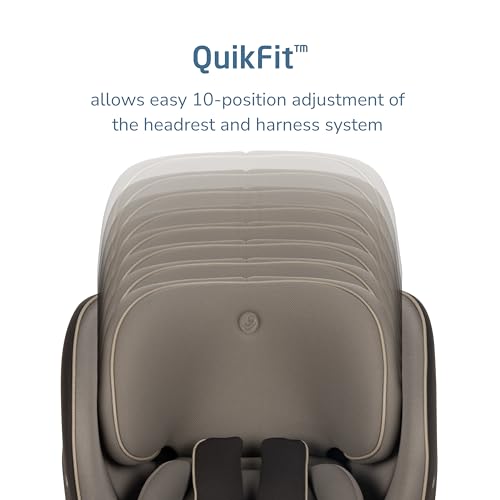 Maxi Cosi Andi 360 Rotating All in One Baby Convertible Car Seat  Rear Facing  Forward Facing Infant Toddler Booster  Easy Rotation  Tension System  Harness Adjust  Truffle