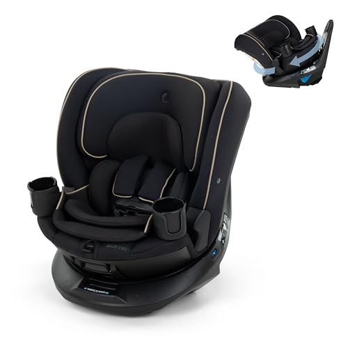 Maxi Cosi Andi 360 Rotating All in One Baby Convertible Car Seat  Rear Facing  Forward Facing Infant Toddler Booster  Easy Rotation  Tension System  Harness Adjust  Truffle