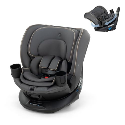 Maxi Cosi Andi 360 Rotating All in One Baby Convertible Car Seat  Rear Facing  Forward Facing Infant Toddler Booster  Easy Rotation  Tension System  Harness Adjust  Truffle