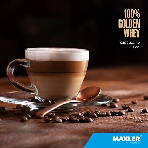 Maxler 100  Golden Whey Protein   24g of Protein per Serving   Whey Protein Powder for Pre Post Workout   Fast Absorbing Whey Concentrate  Isolate & Hydrolysate Blend   Vanilla Ice Cream 5 lb