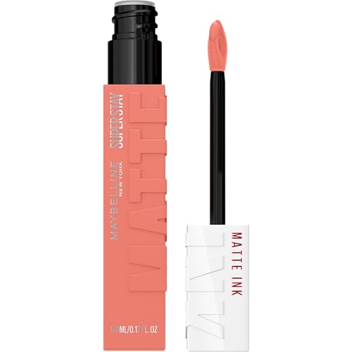 Maybelline Super Stay Matte Ink Liquid Lipstick Makeup  Long Lasting High Impact Color  Up to 16H Wear  Seductress  Light Rosey Nude  1 Count