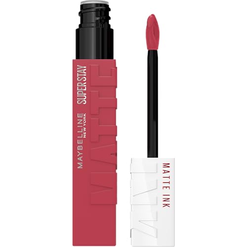 Maybelline Super Stay Matte Ink Liquid Lipstick Makeup  Long Lasting High Impact Color  Up to 16H Wear  Seductress  Light Rosey Nude  1 Count