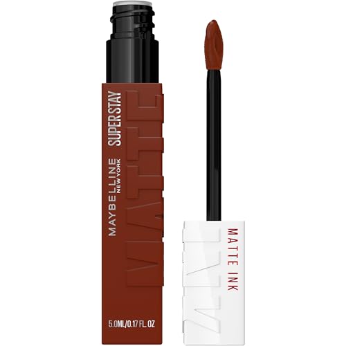 Maybelline Super Stay Matte Ink Liquid Lipstick Makeup  Long Lasting High Impact Color  Up to 16H Wear  Seductress  Light Rosey Nude  1 Count