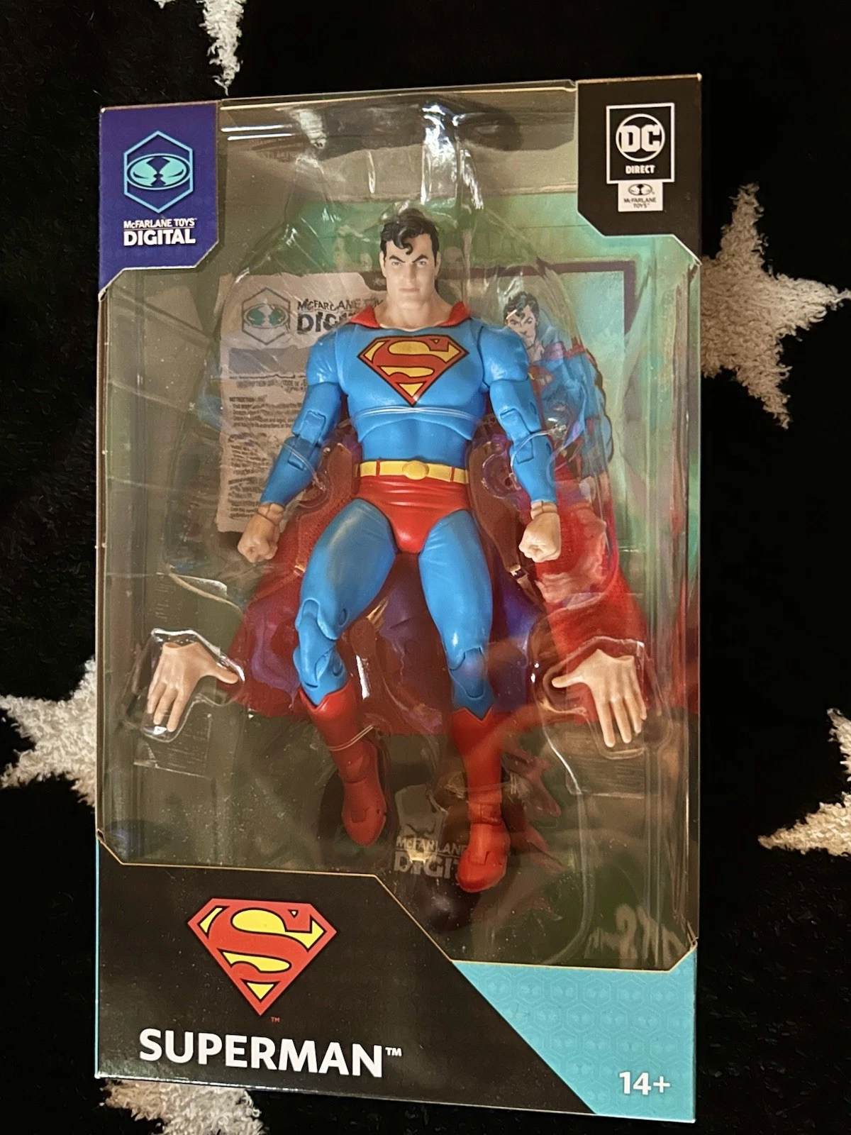 McFARLANE  DIGITAL DC SILVER AGE SUPERMAN / JOHN BYRNE MAN OF STEEL FIGURE
