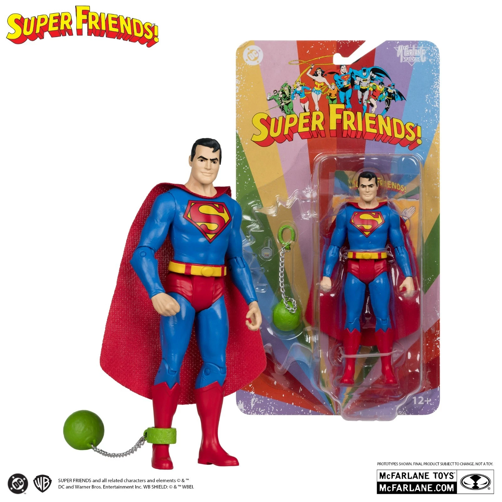 Figura de acción McFarlane DC RETRO * SUPERMAN (Super Amigos) * 6". Disponible.