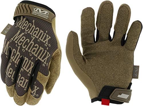 Mechanix Wear Guantes de trabajo originales - Guantes de trabajo multiusos para exteriores - Ajuste seguro - Duraderos y lavables a máquina - Transpirables y cómodos - Talla S - Negro