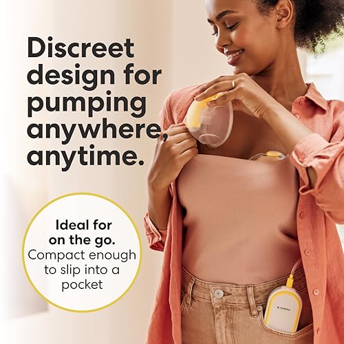 Medela Freestyle Hands Free Double Electric Breast Pump with Wearable Cups  Rechargeable Battery  App Connectivity  Portable and Discreet Design