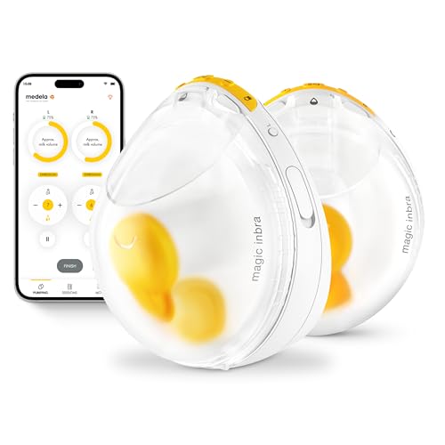 Medela Magic InBra Hands Free Wearable Breast Pump with Fluidfeel Technology  App Connectivity and Advanced Sensor Control  Ultra Slim  Ultra Lightweight  Silent  Hospital Grade