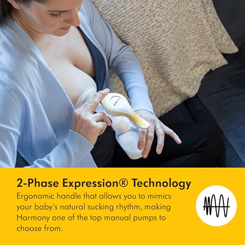 Medela Manual Breast Pump Set   Perfect Pair Bundle  Includes Harmony Manual Breast Pump & Silicone Breastmilk Collector