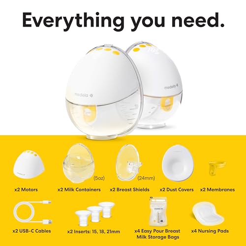 Medela Motion InBra Wearable Breast Pump  Portable Hands Free Wireless Electric Pump  Highly efficient  Lightweight  Custom fit with Inserts  Rechargeable Battery  Discreet  Quiet  Only 3 Parts