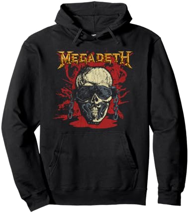 Megadeth   Vintage Vic Sketch Pullover Hoodie