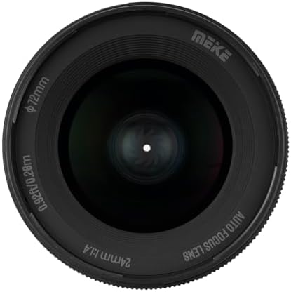 Meike 24mm F1 4 Ultra Wide Angle Full Frame AF STM Lens Auto Focus Fixed Prime Landscape Lenses for Nikon Z Mount Mirrorless Cameras Z5 Z6 Z7 Z6II Z6III Z7II Z8 Z9 Z30 Z50 Z50II Zfc