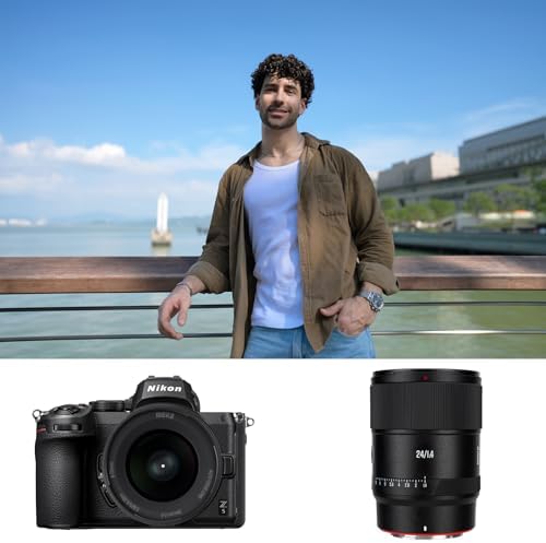 Meike 24mm F1 4 Ultra Wide Angle Full Frame AF STM Lens Auto Focus Fixed Prime Landscape Lenses for Nikon Z Mount Mirrorless Cameras Z5 Z6 Z7 Z6II Z6III Z7II Z8 Z9 Z30 Z50 Z50II Zfc