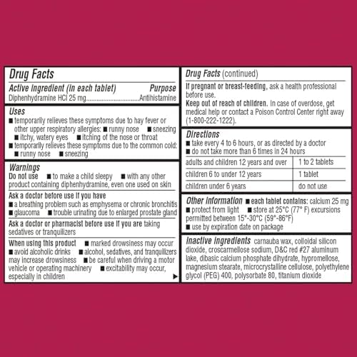 Member's Mark 25 mg Alergia a difenhidramina (600 unidades)