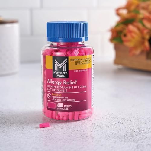 Member's Mark 25 mg Alergia a difenhidramina (600 unidades)