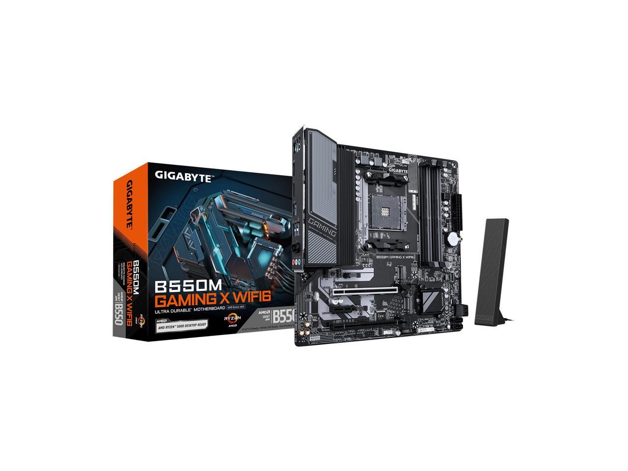 Memory Motherboard Combo    Corsair CMK32GX4M2E3200C16 Bundle with  GIGABYTE B550M GAMING X WIFI6