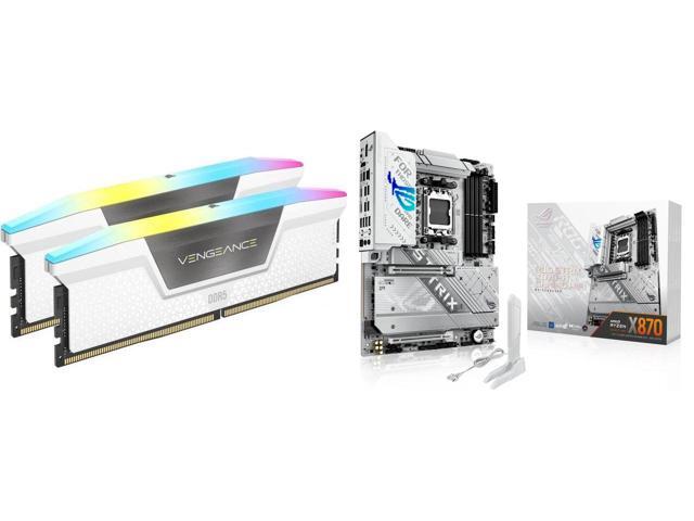 Memory Motherboard Combo    Corsair CMH32GX5M2E6000C36W Bundle with  ASUS ROG STRIX X870 A GAMING WIFI