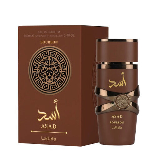 Lattafa Asad Bourbon EDP Spray para hombre, 3.4 oz, fragancias