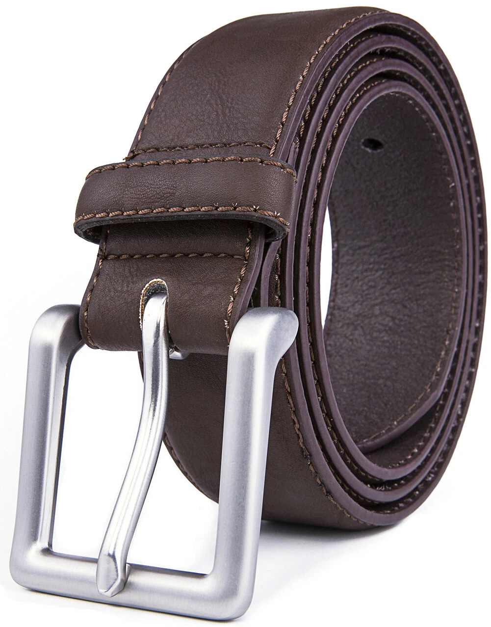 Men s Casual Leather Belt for Jeans Khakis Dress Handmade Leather Strap