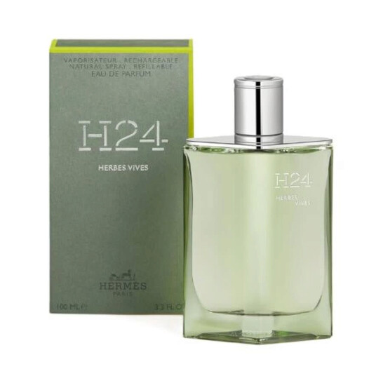 Hermes Spray H24 Herbes Vives EDP para hombre, fragancias de 3,4 oz