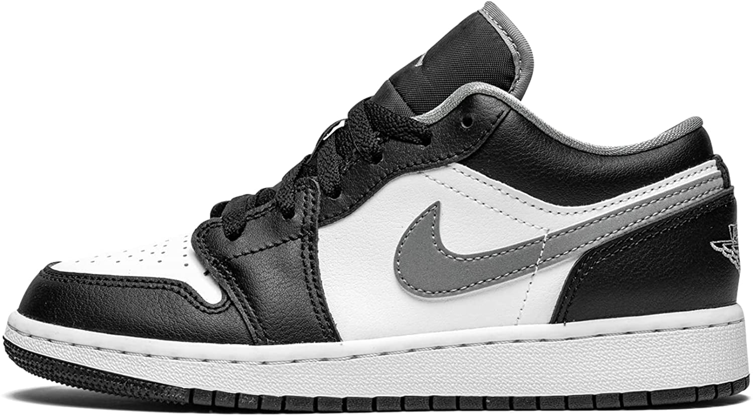 Men s Jordan 1 Low Black/Particle Grey White  553558 040    8 5